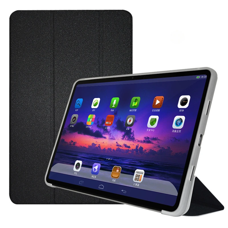 Slim Folding Trifold Stand PU Leather Tablet Case with Auto Wake/Sleep Feature