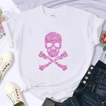 Creativity for Women's Luxury Brand High-Quality Summer Print T-shirt  Casual Y2k Personality Sleeve O-neck Women Clothing 1