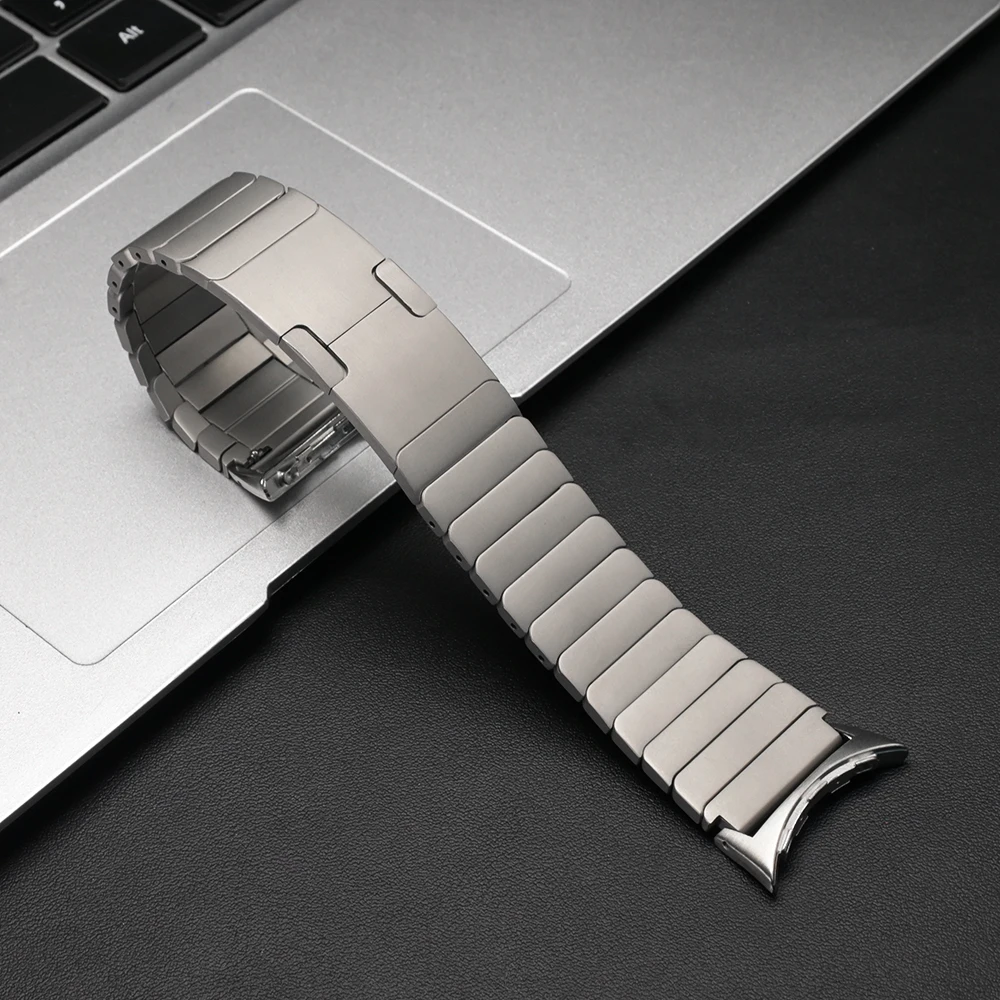 Luxury Stainless Steel Wrist Strap - Premium Metal Band Link Accessories