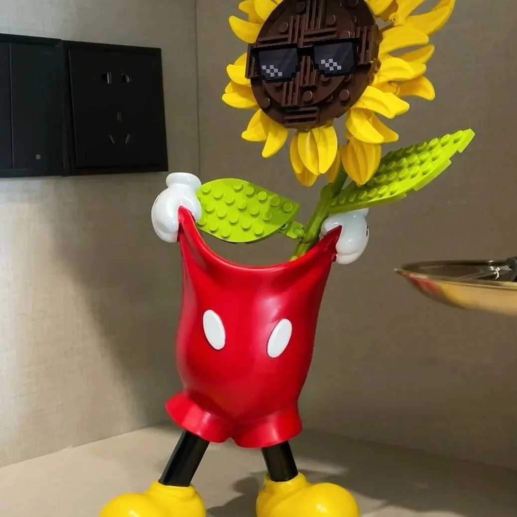 Kawaii Disney Mickey Glove Pen Holder Desktop Decoration