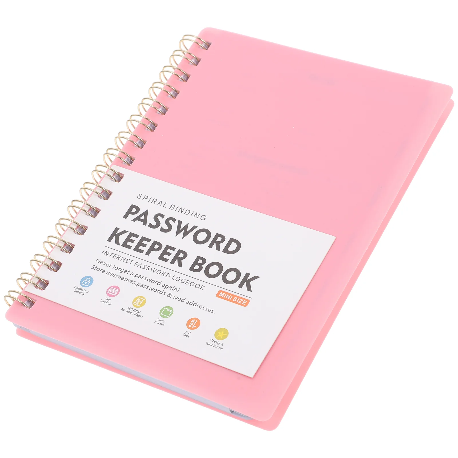 Portable Password Book Small Internet Address Notebook Websites Binder Colorful Alphabetical Tabs Management Practical Notepad