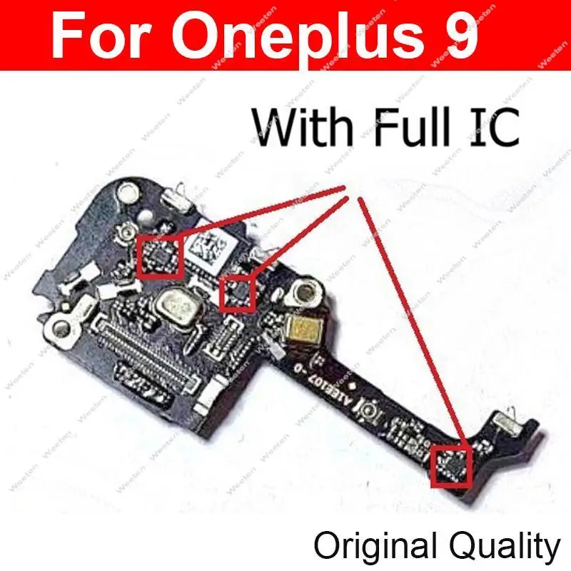 Фото Гнездовой разъем для Oneplus One Plus 8 8Pro 8T 9 9Pro 9T 9R 9RT, гнездо для чтения Sim-карт, разъем с деталями для микрофона №5