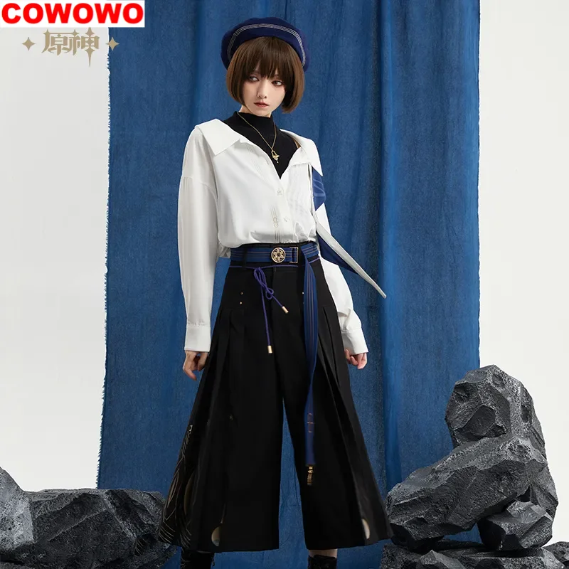 

COWOWO Official Genuine Genshin Impact Wanderer Pants Wanderer Theme Impression Series Wide Leg Pants Doujin Balladeer Culottes