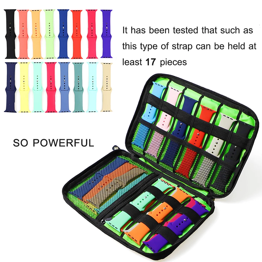 Portable Organizer Bag for Smartwatch Bands and Accessories