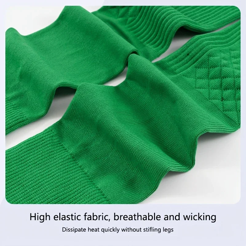 Knee-High Compression Protective Socks Football Basketball Sweat Absorption Knitted Breathable No-Cuff Pressure Fixed Leg Covers