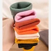 Winter Models of Mid-calf Vertical Stripes Snow Socks Solid Color Japanese Stacked Socks Warm Padded and Thickened Floor Socks 3