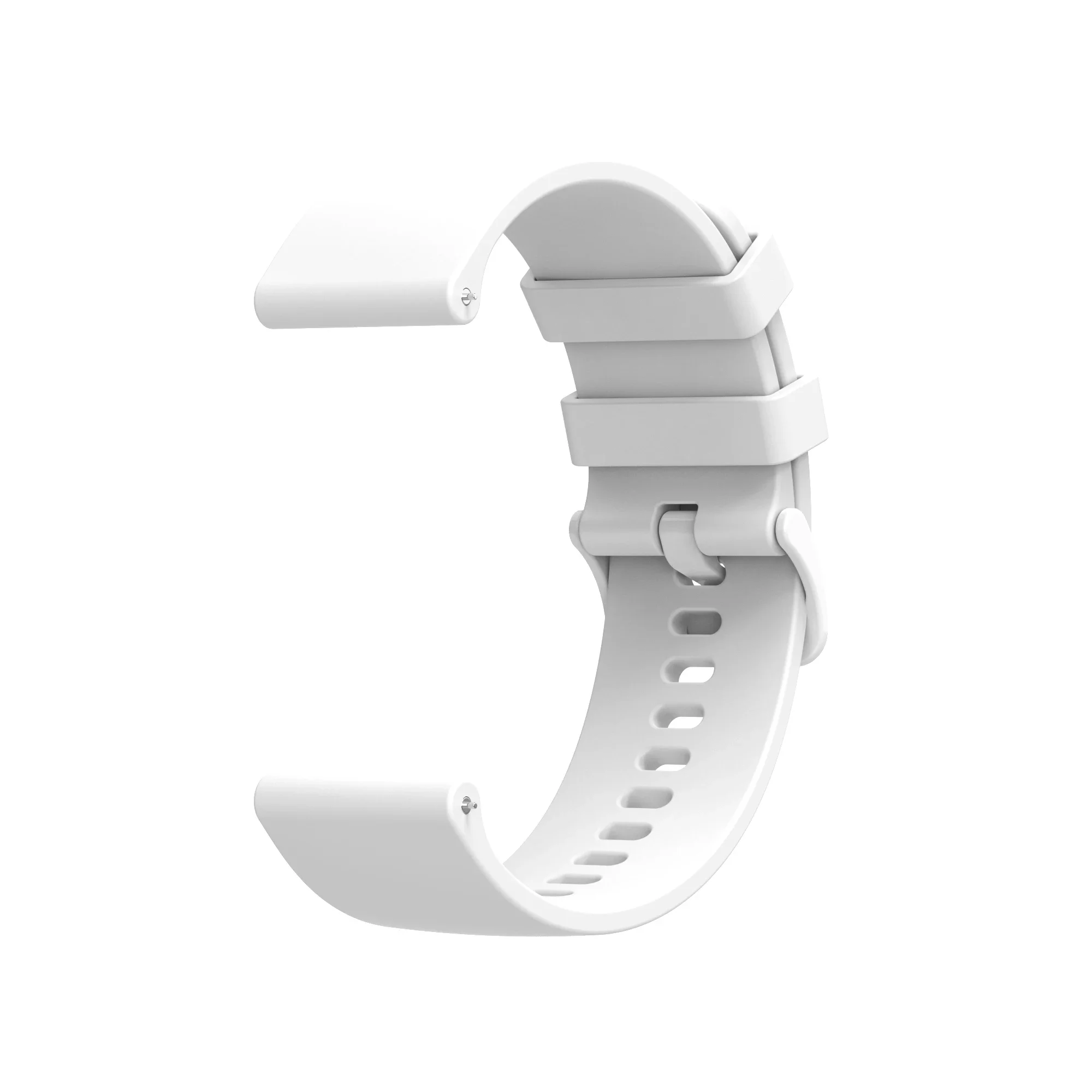 Versatile 20mm Silicone Smartwatch Strap - Universal Fit Bracelet