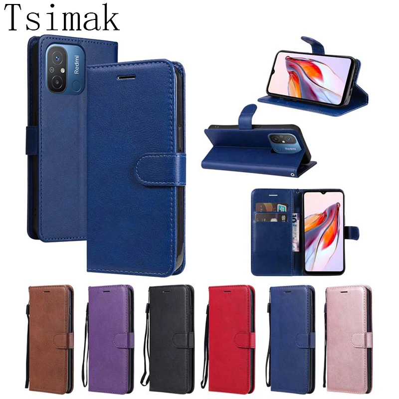 WalletCaseForXiaomiRedmi12C11ASiliconeBackCoverHolderfor