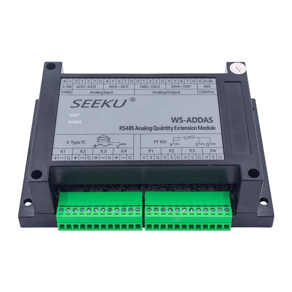 SeekU WS-ADDAS 32 RS485 Modbus-RTU 0-10V Ƴα Է PT100 ױ K  Ȯ 