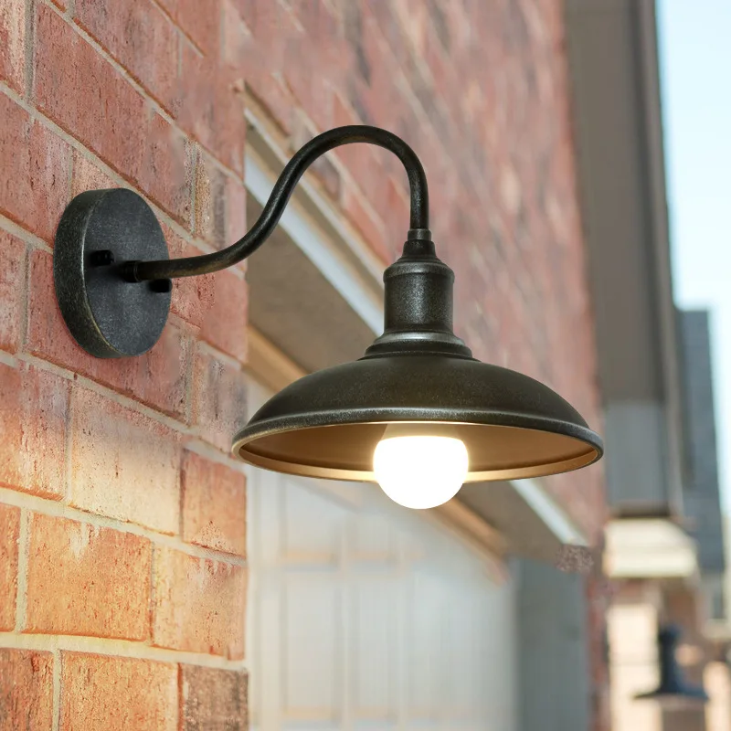 American Vintage Wall Mounted Lamp Indoor Outdoor Waterproof Decor LED Wall Light