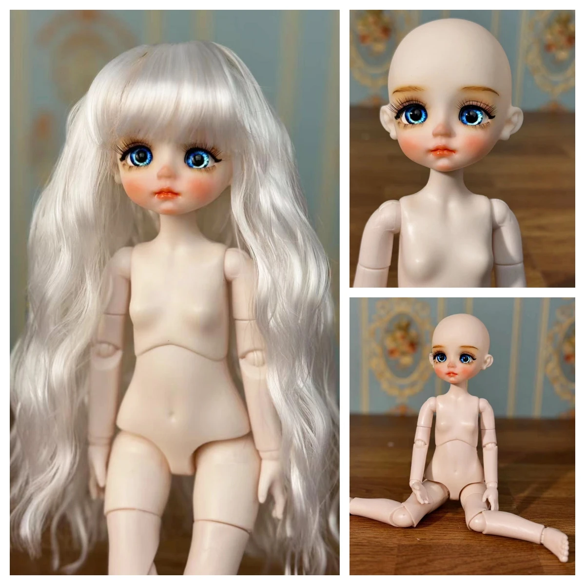 

Cute 1/6 Bjd Doll Handmade Makeup Doll 30cm Princess Doll Toys for Girls Holiday Gifts