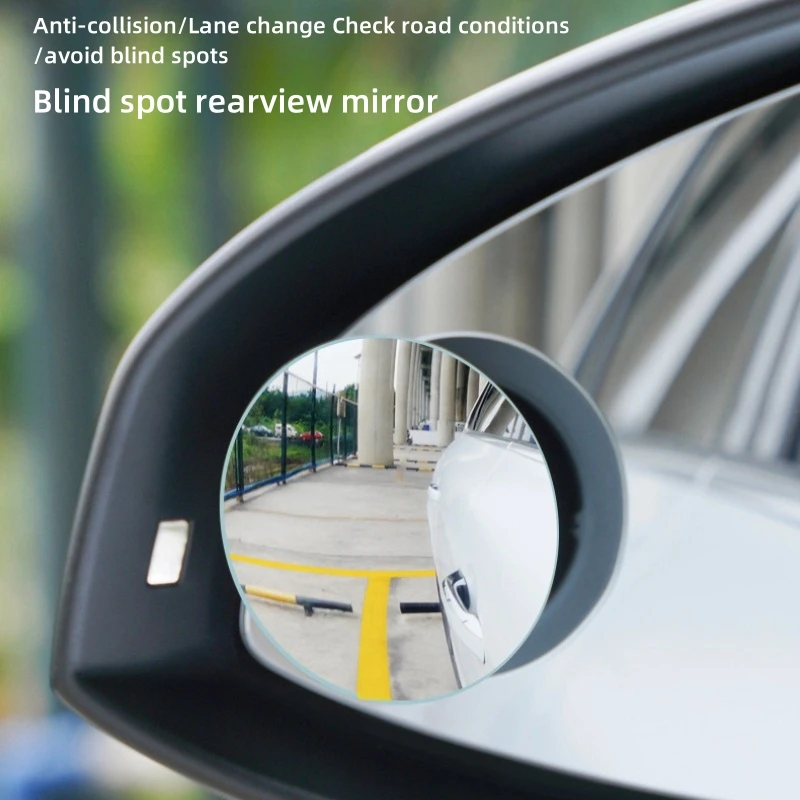 Rear View Mirror Blind Spot Frameless Auxiliary for Auto Motorcycle