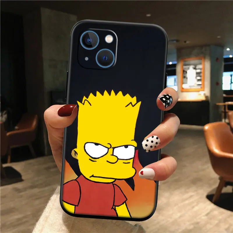 S-Simpsons Shell Protective Phone Case - Cartoon Design