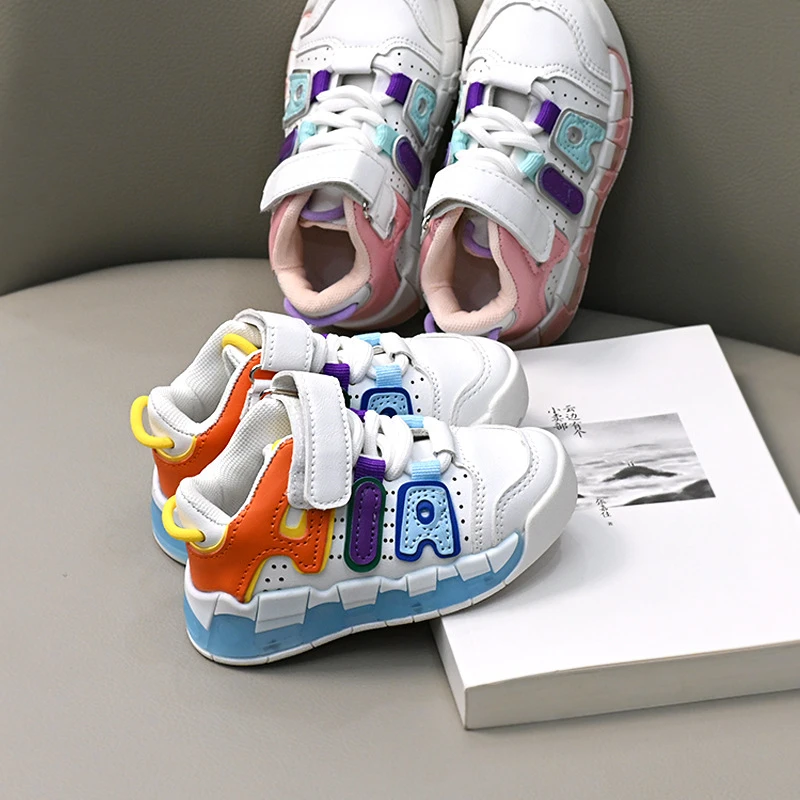 Kids Sneakers Four Seasons Non-slip Sport Shoes for Girls Boys Toddler Outdoor