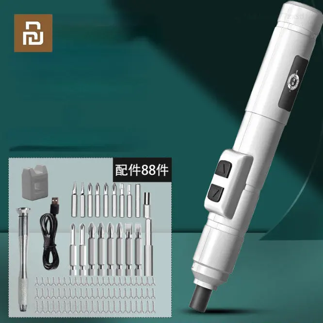 Youpin Pen Type Electrical Screwdriver Set Electrician USB Rechargeable