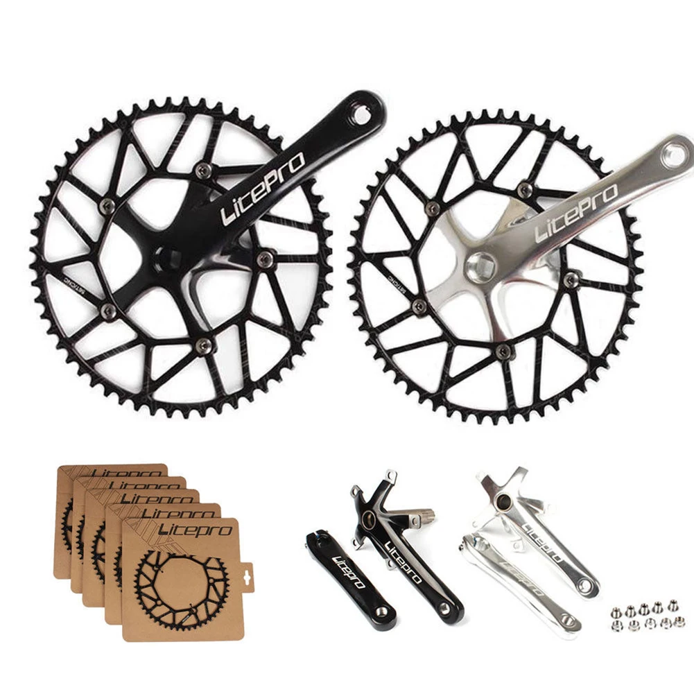

Lightweight 170mm Crankset with CNC Machined AL6061 Aluminum Ideal for Fully CNC Machined Narrow Wide Chainring