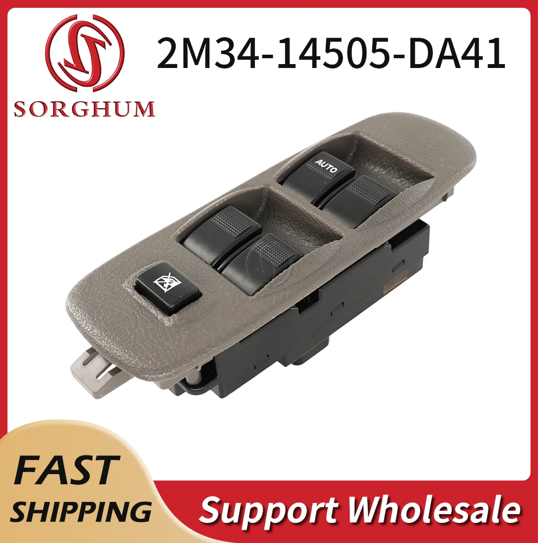 

Sorghum 2M34-14505-DA41 Front Left Driver Side Master Electric Power Window Switch Button For Ford Ranger 1996-2006 2M3414505DA4