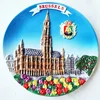 15cm Creativity London Tourist Souvenir France Nordic Decorative Dishes Wall Sofa Background Pendant Hand-painted Ceramic Disc 1