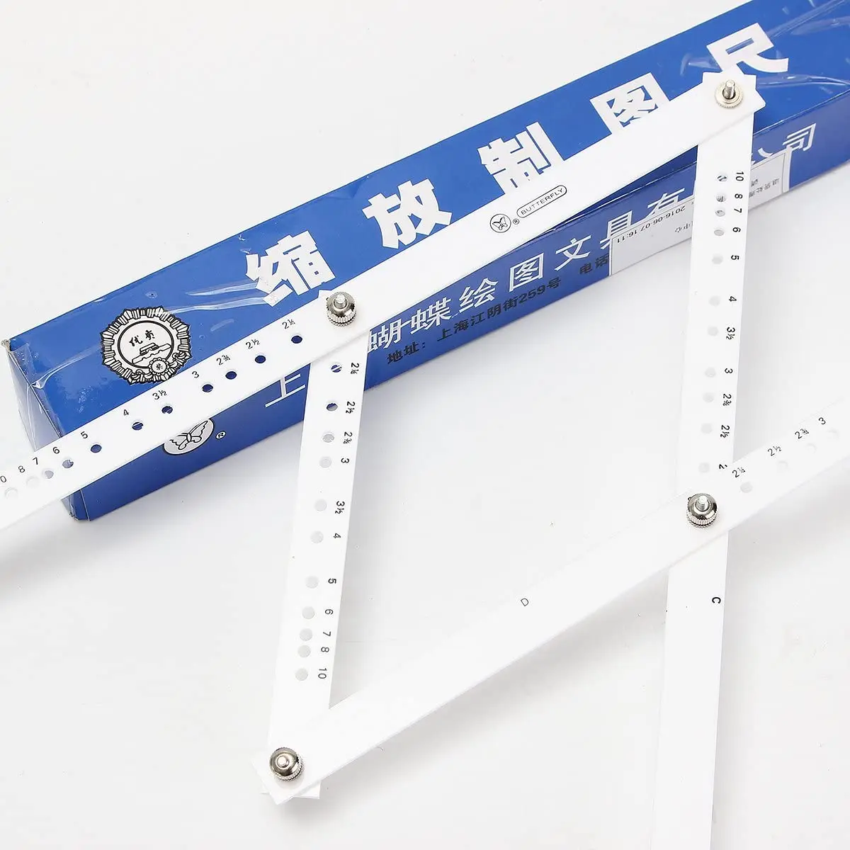 50cm Scale Excellent Folding Ruler Artist Pantograph Copy Rluers