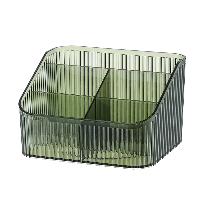 

PET Multi-Grid Desktop Storage Box, Transparent Cosmetics Storage Box, Dressing Table Lipstick Beauty Product Shelf