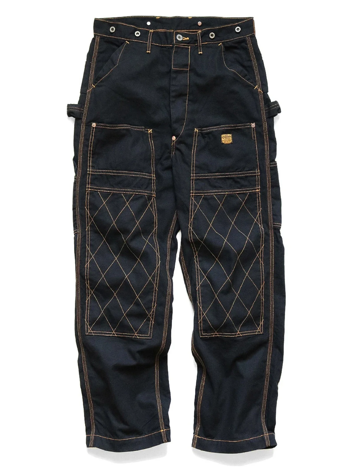 23SS KAPITAL Hirata and Hongri Casual Loose Fitting Trendy Dual Color Gold Thread Logging Denim Pants New Arrival