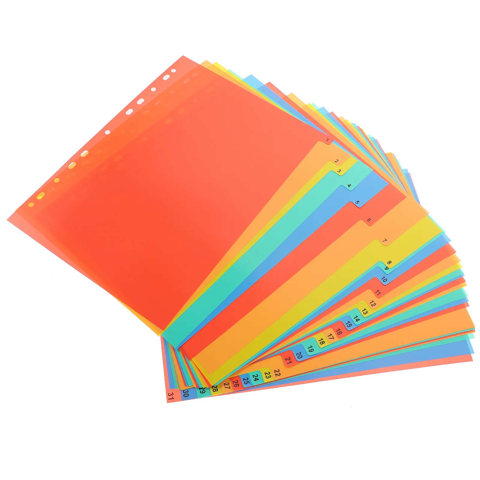 50 Pieces Index Card Dividers Set File Plastic 12.7*7.cm Tabs Colorful  Office - AliExpress