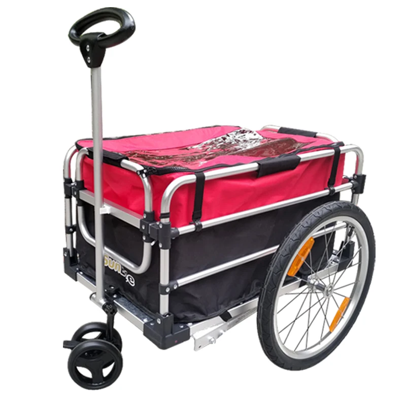 Multifunctional Multipurpose Bike Child Cargo Trailer And Shopping Cart Garden Cart