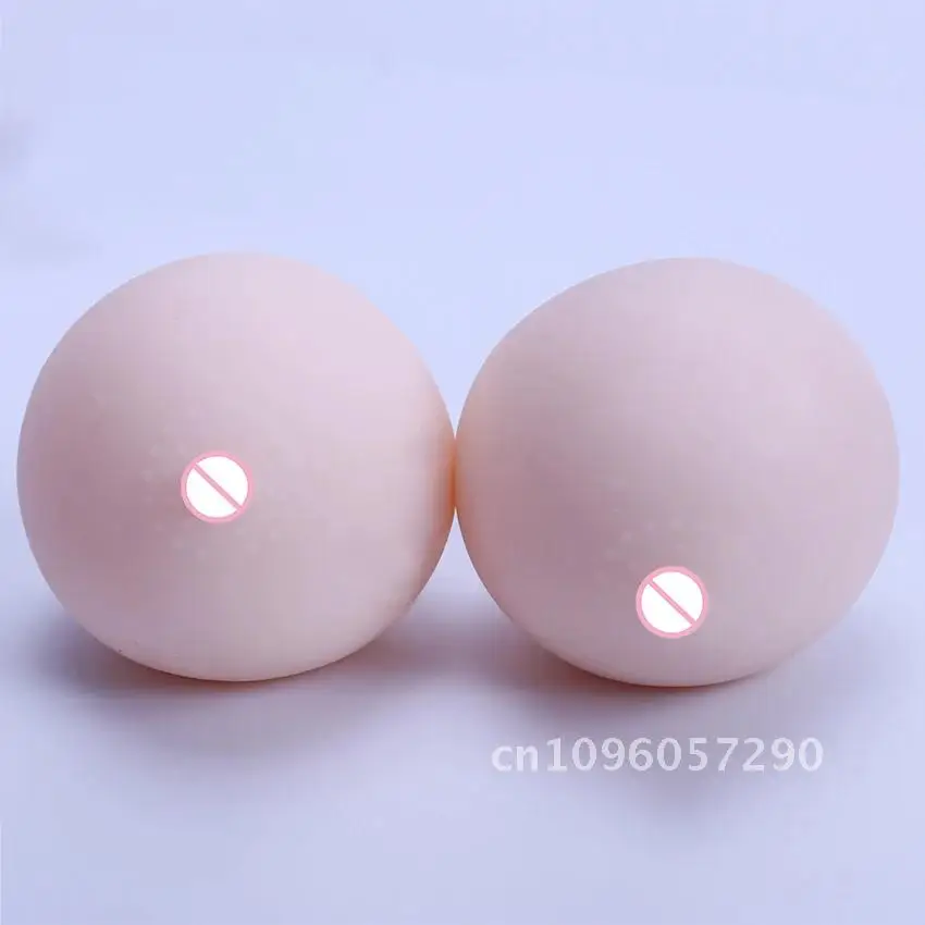 12*11cm Soft Big Breast Ball Men Sex Toys Portable 3D Nipple Mold Box Male Touch Massager With Masturbation Female Adult Rubber