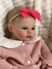NPK 19inch  Meadow Reborn Baby Doll Newborn Baby Size Real Picture Handmade 3D Skin Painted Hair Visible Veins 3