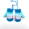 New Cute Cartoon Cat Gloves Winter Thick Knit Baby Kids Newborn Mittens Children Keep Finger Warm Gloves for Baby 0-4 Years Old 1
