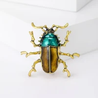 Rhinestone Bee Brooch for Women Unisex Pearl Beetle Pin Enamel Insect Lapel Pin Banquet Party Backpack Gifts Jewelry Accessories 2