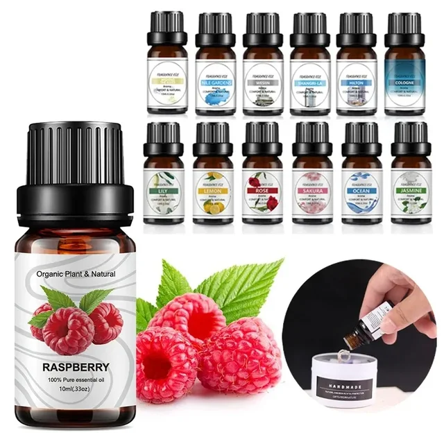 10Ml Essential Oil Fruit Flavor Natural Plant Making Diffuser Essential Oil Mango Pineapple Flavoring Oil for DIY Soap Candles 1