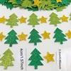 100PCS New Christmas Tree Glitter Foam Stickers Craft Supplies Kids Xmas Party Decoration DIY Early Learning Educational Toys - 2