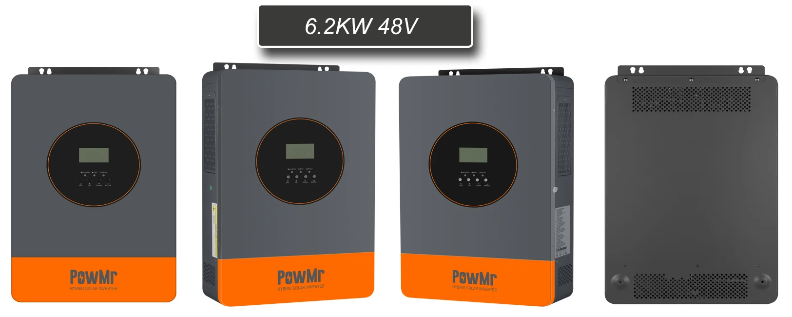 Solar Inverters 6.2KW 11KW 48Vdc Built 120A 150A MPPT Solar Charge Controller 22