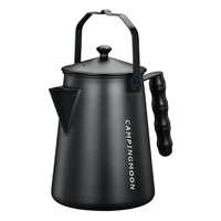 CAMPINGMOON Camping Tea Kettle, Stainless Steel Large Capacity Hand Brewed Coffee Pot, Fire Kettle, SW-6 6