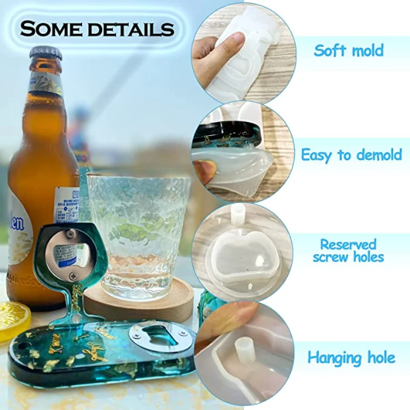 Deluxe DIY Resin Bottle Opener and Jewelry Casting Kit