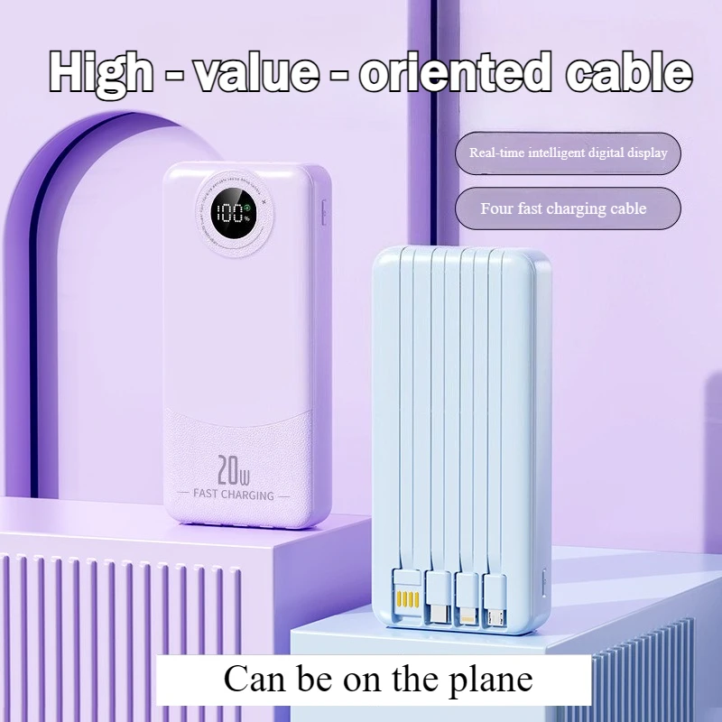 20W Fast Charging Portable Charger Mobile Power 30000mAh Large Capacity Power Bank External Battery for Iphone Samsung Xiaomi 3
