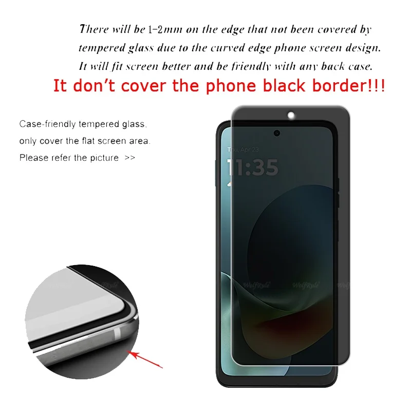 Premium Privacy Anti-Spy Tempered Glass Screen Protector