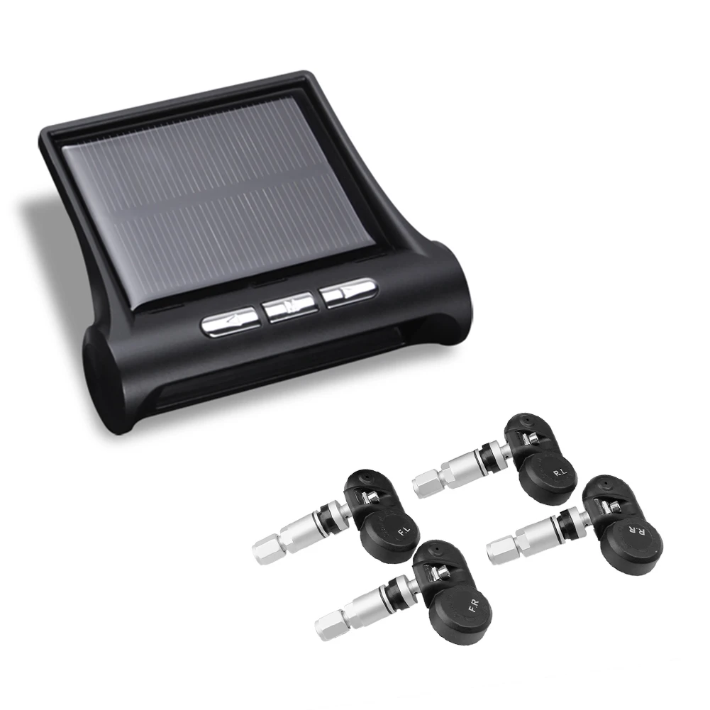 Solar TPMS Tire Pressure Sensor Alarm System