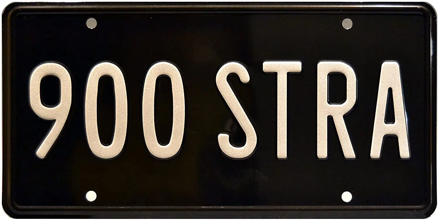 

Celebrity Machines Transformers 4 | 900 STRA | Metal License Plate