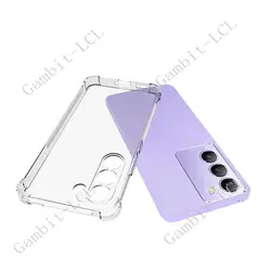 Durable Shockproof Anti - Fall Silicone TPU Phone Case for Vivo T3 5G (Clear)