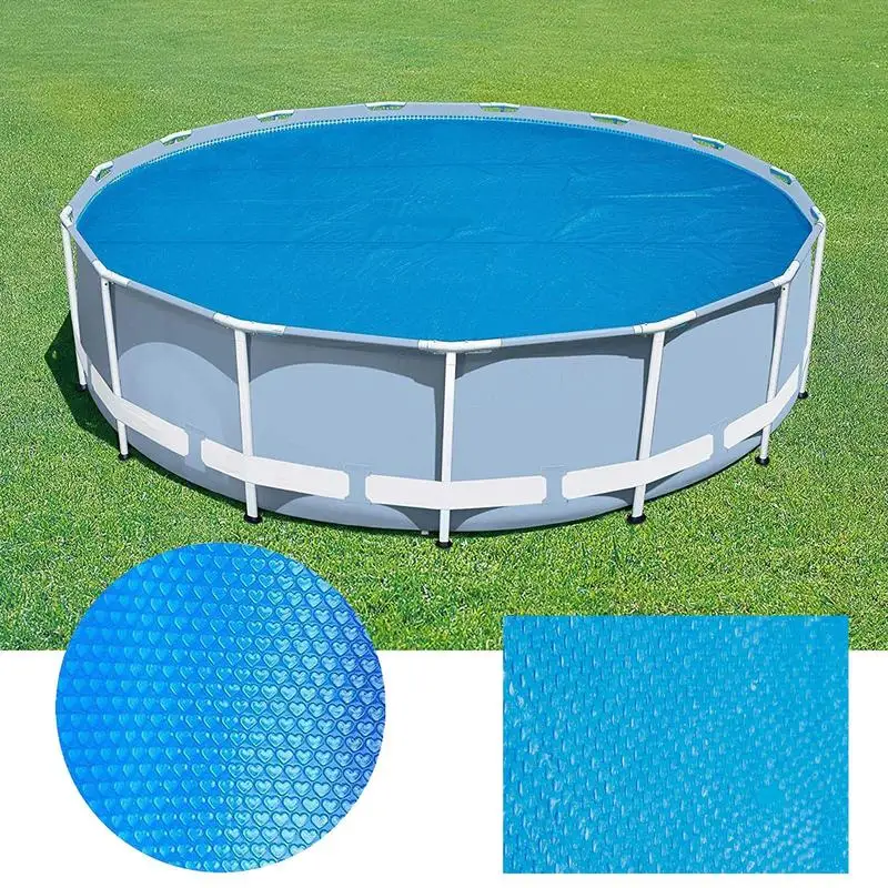 Pool Cover-Solar Tarpaulin Bubbles Swimming Pool Protection Heat Insulation Film Hot Tub Floating Spa Blanket