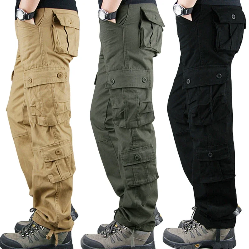 Large8PocketLooseOverallsMensOutdoorSportsJoggingMilitary