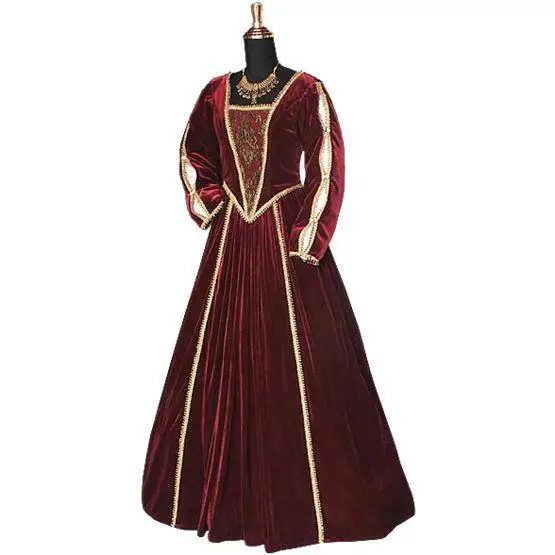 

Женское бархатное платье, красное бальное платье в винтажном стиле