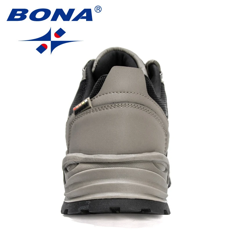 Bona 2022 Nieuwe Ontwerpers Slijtvast Outdoor Wandelschoenen Mannen Ademend Klimmen Sneakers Man Trekking Jacht Schoeisel Comfy