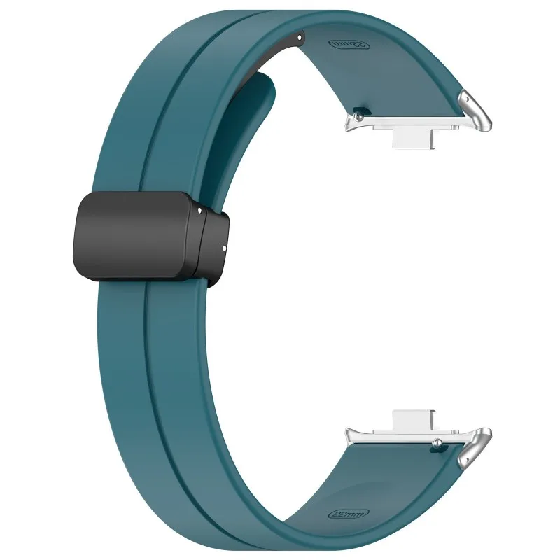 Silicone Magnetic Strap Loop Bracelet for Smartwatch Wristbands