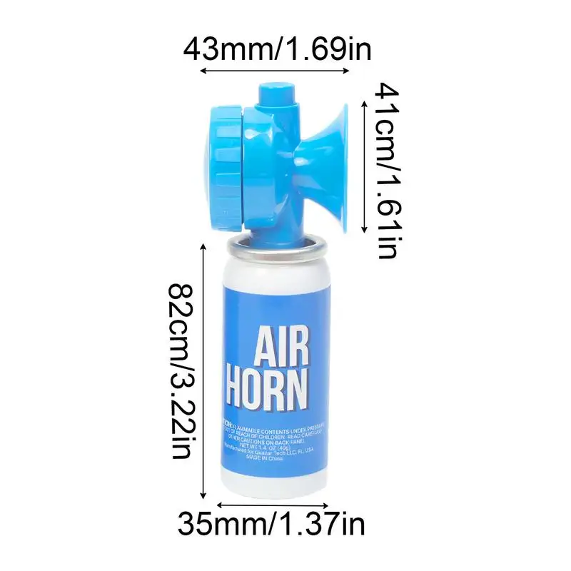 Boat Air Horn Airhorns Horn Loud Animal Alarm Portable Coast Guard Handheld Airhorn Canister For Marine Sporting Events Camping