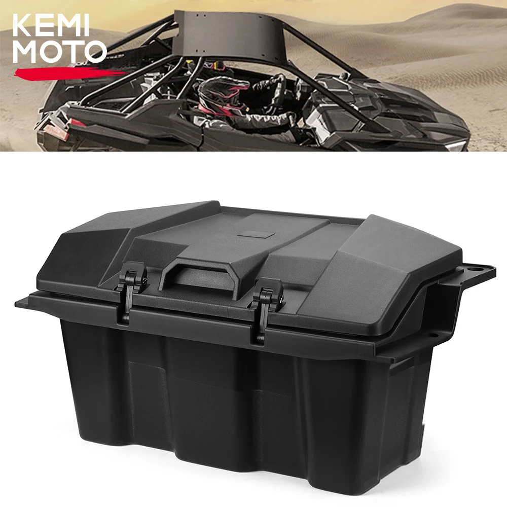 

KEMIMOTO 73 QT Cargo Box Compatible with RZR Rear Storage Bed Box Compatible with Polaris RZR PRO XP / 4 2020 2021 2022 2023