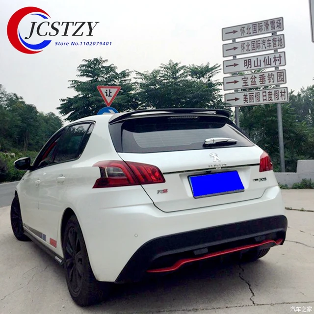 Spoiler Arrière Peugeot 308 II GTI - Becquet Toit ABS Noir Brillant - Aileron Sportif