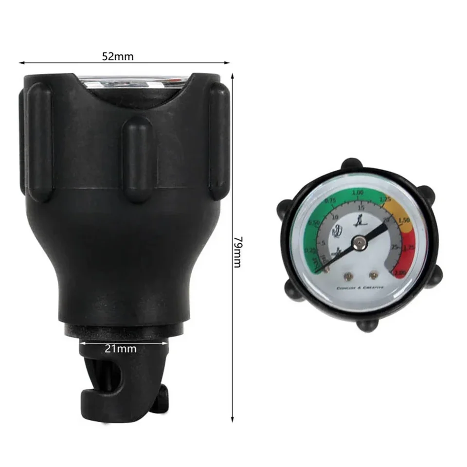 Connecteur De Valve Pour Bateau Pneumatique Et Kayak - Adaptateur Pour Pompe Et Manomètre Haute Pression